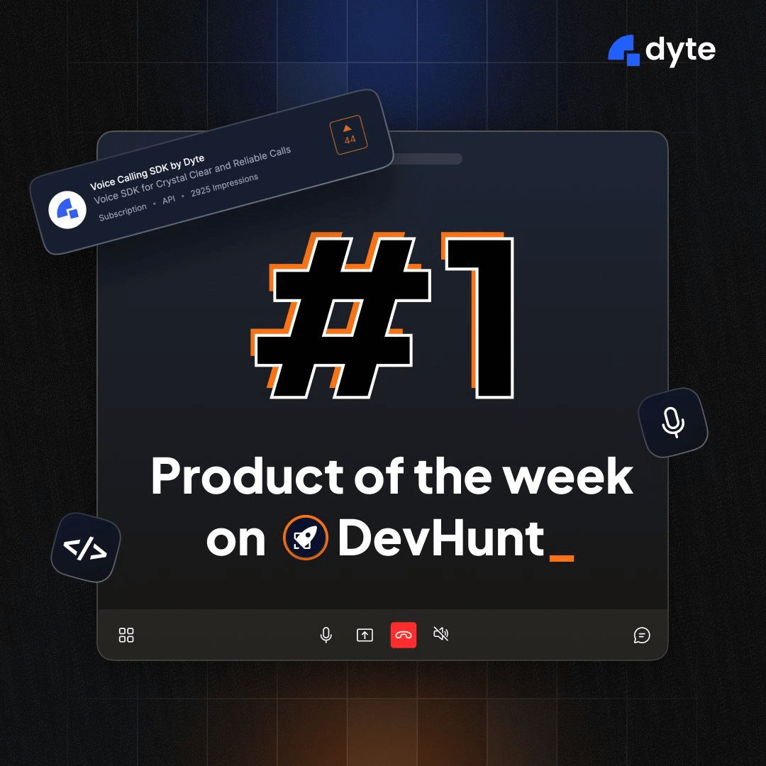 product of the week on devhunt