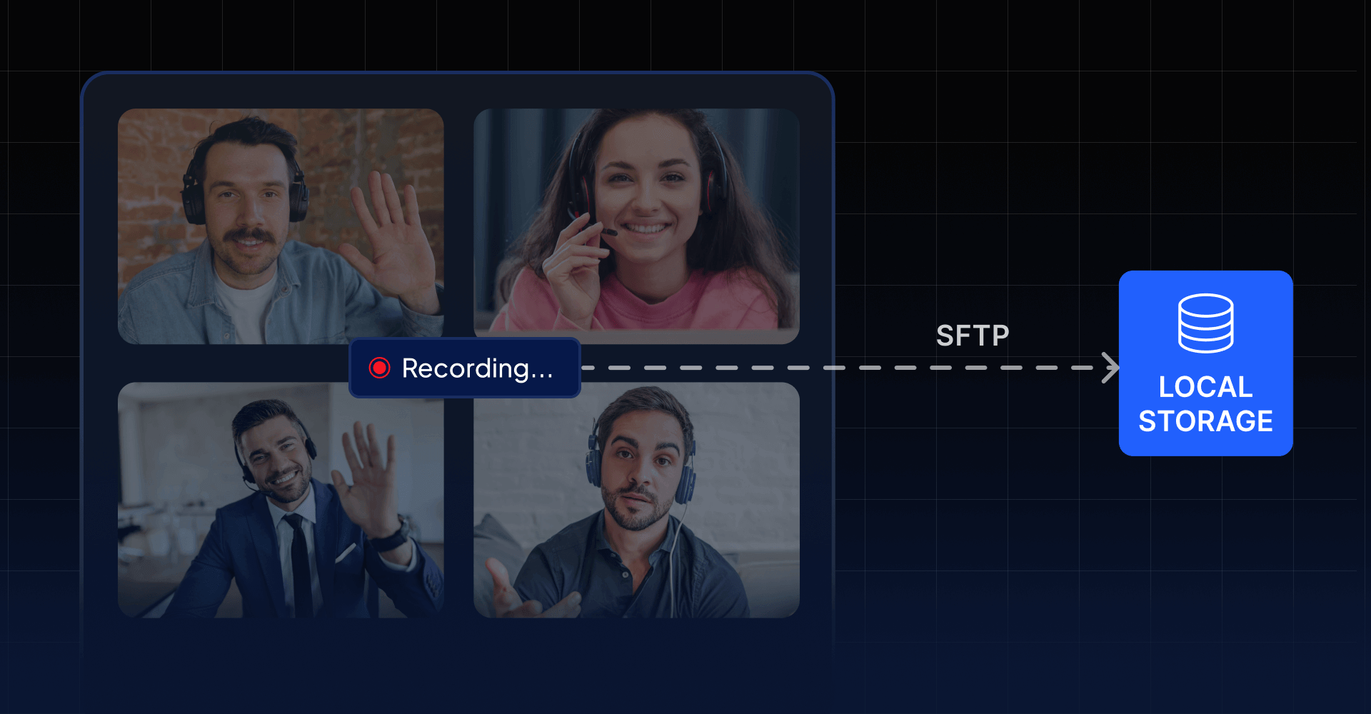 multi server mesh sfu